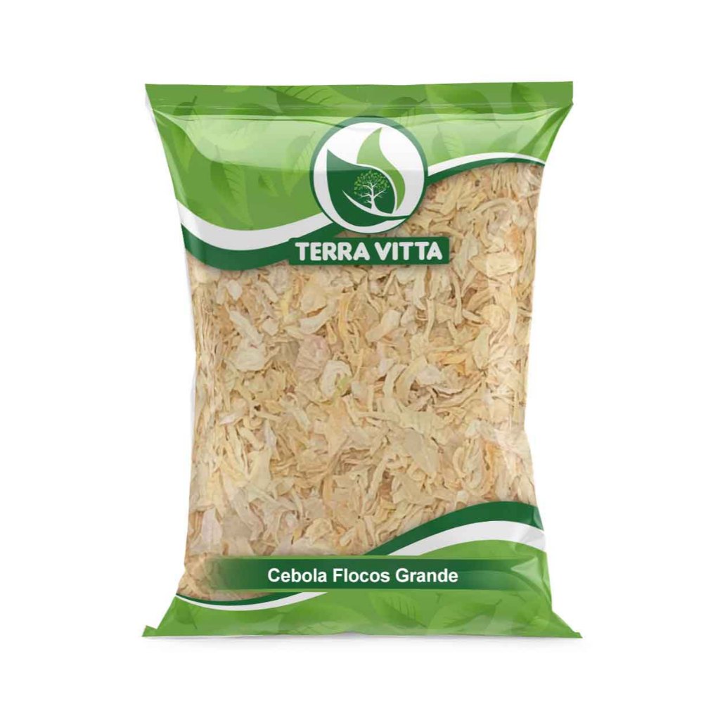 Cebola Desidratada Flocos Grande em Oferta na Shopee