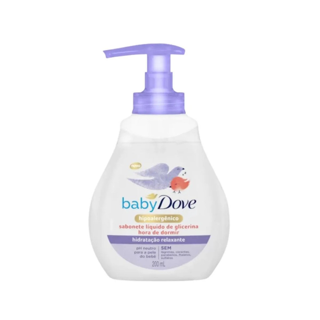 Sabonete Líquido Dove Baby Hora De Dormir 200ml em Oferta na Shopee