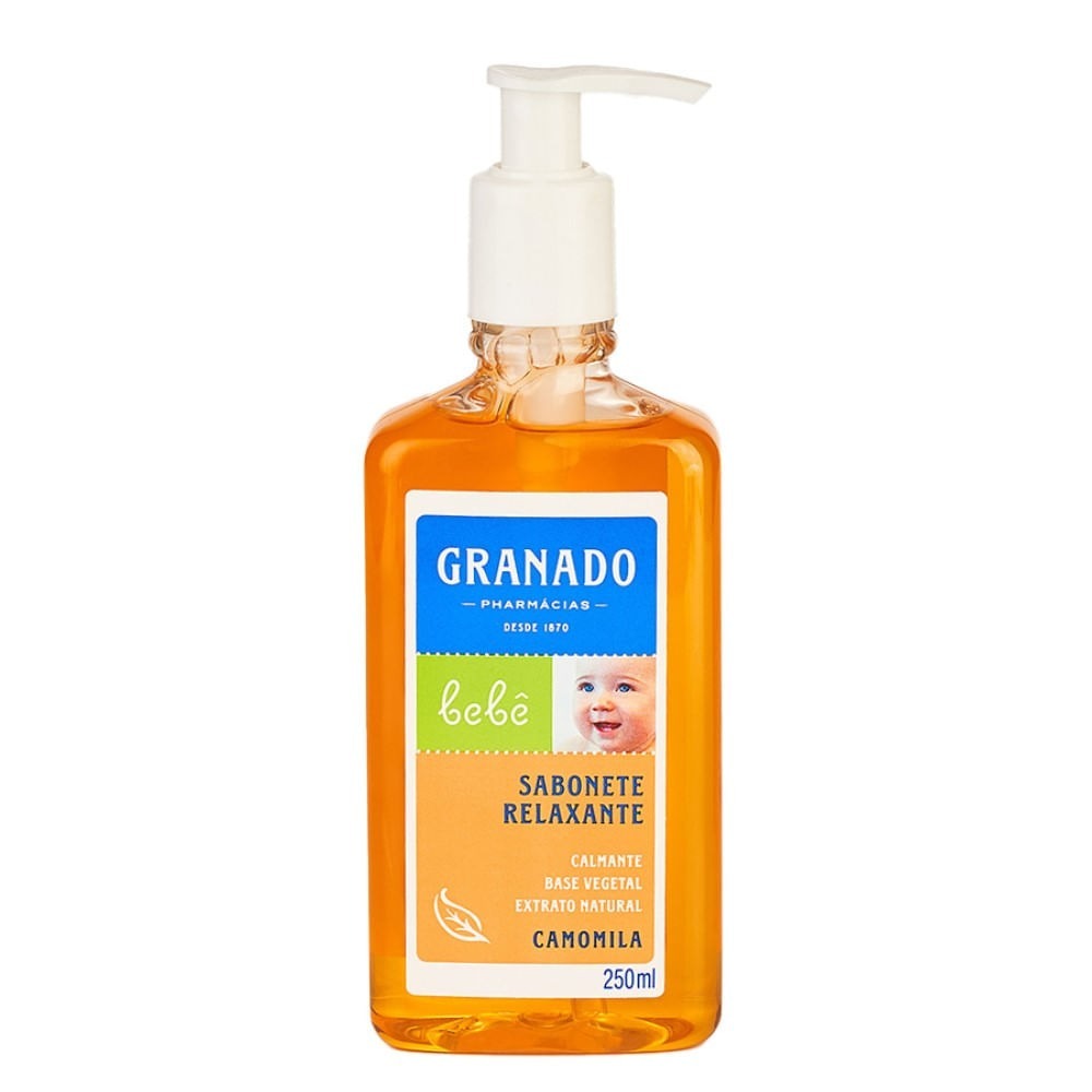 Sabonete Glicerina Liquido Bebe Granado Camomila 250ml em Oferta na Shopee