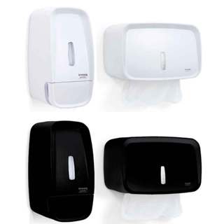 Dispenser suporte parede Porta Sabonete Líquido álcool gel Toalheiro papel toalha interfolha banheiro Invoq Premisse em Oferta na Shopee