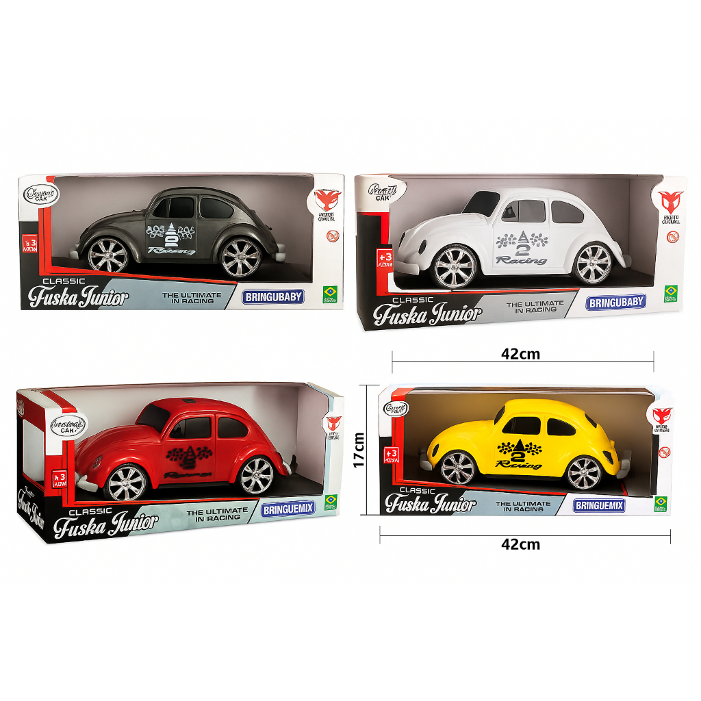 CARRINHO INFANTIL HERBIE DE BRINQUEDO CARRO FUSCA RETRÔ CRIANÇA HOBBY