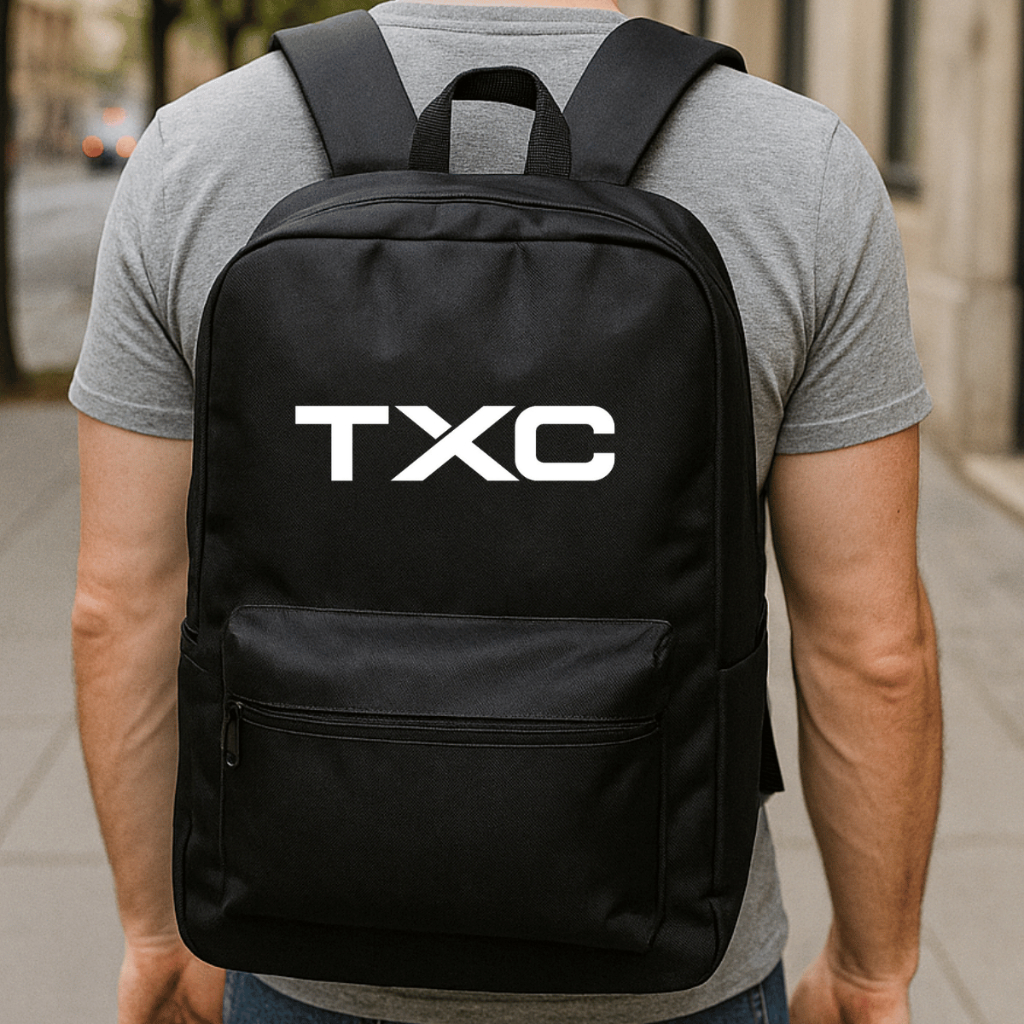 Mochila Masculina TXC  country  mochila Escolar Trabalho Passeio Faculdade  Mochila preta nylon reforçada