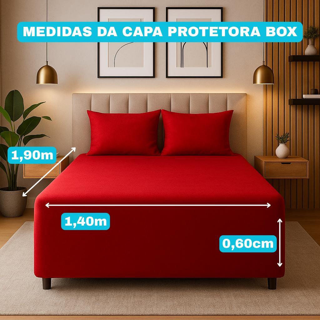 Capa Luva Box Casal Malha Gel Com Fronhas - Alta Qualidade Direto da Fábrica — imagem 2 de 2