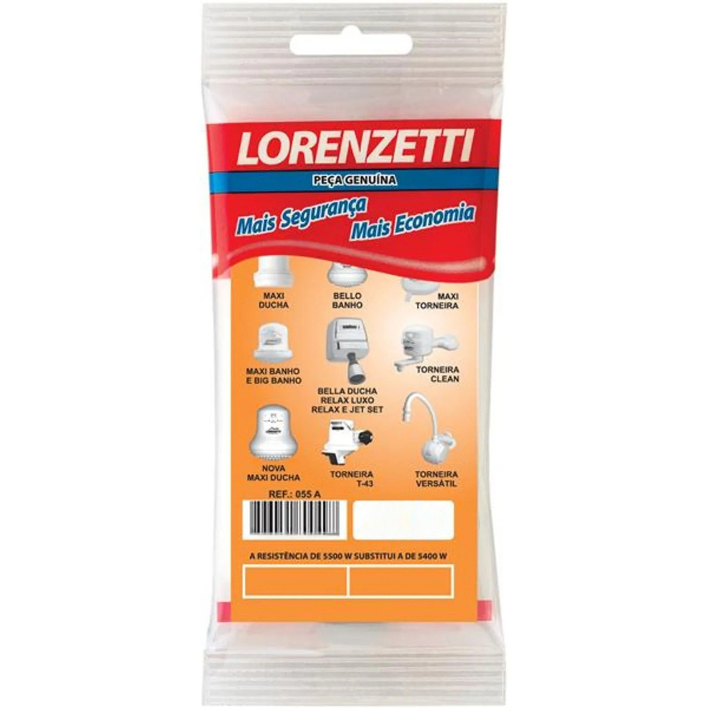 Resistência Para Chuveiro Lorenzetti 220V 5500W 055A