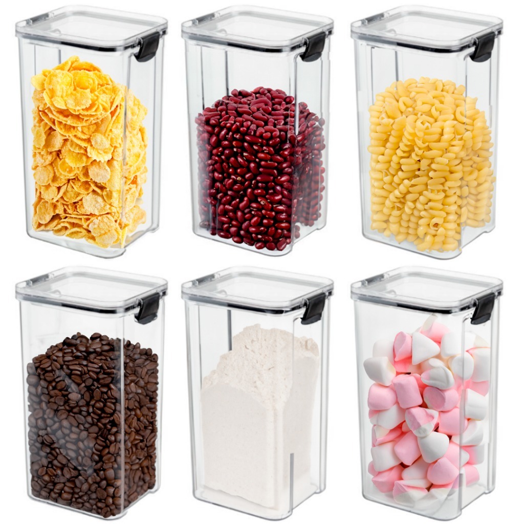 ✨ Kit de Pote Hermético 1,45 L – Organização e Praticidade para sua Cozinha! em Oferta na Shopee