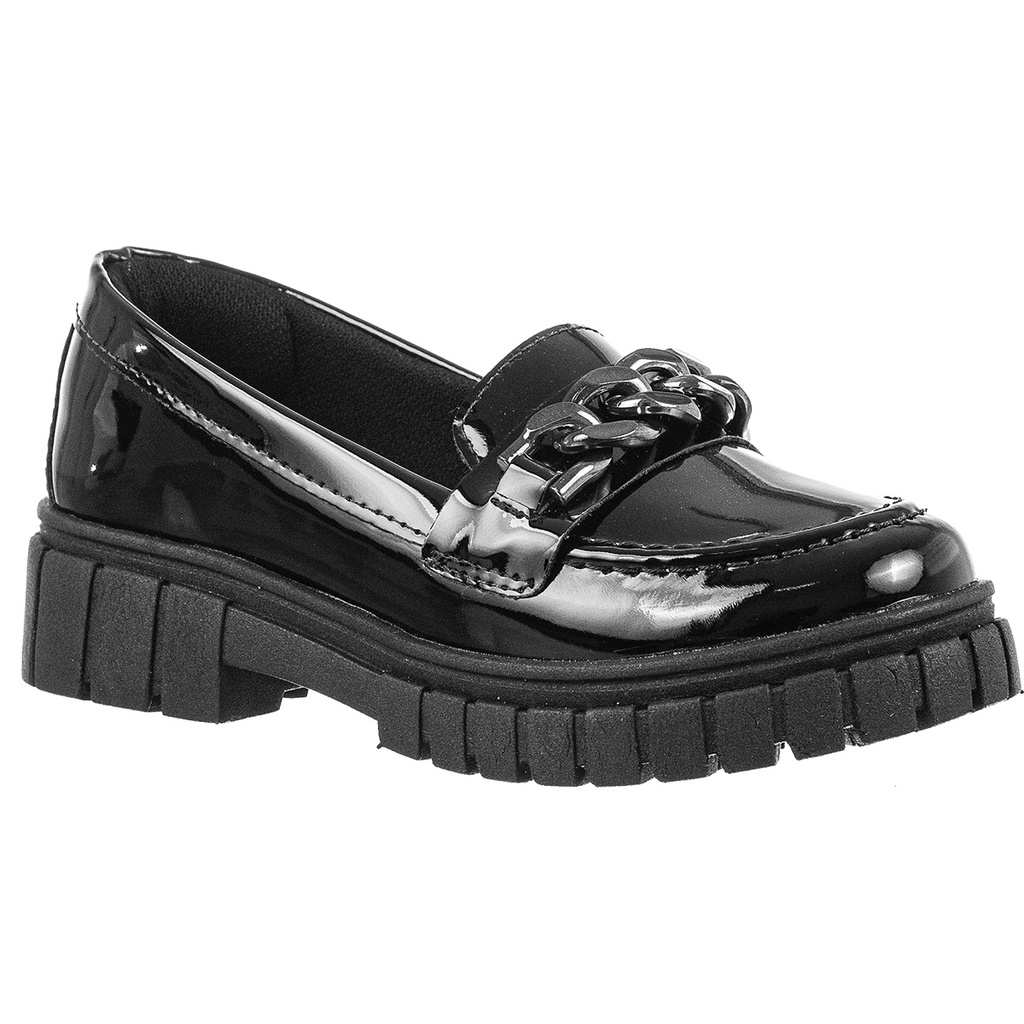 Mocassim Feminino GiGiL Teen  Tratorado Sapato Fivela Flatform Calce Fácil Detalhe Moda Atual Confortável em Oferta na Shopee