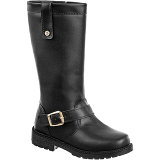 Bota Montaria GiGiL Teen Infantil Coturno Feminino Menina Cano Alto Rasteira Conforto Country Rodeio em Oferta na Shopee