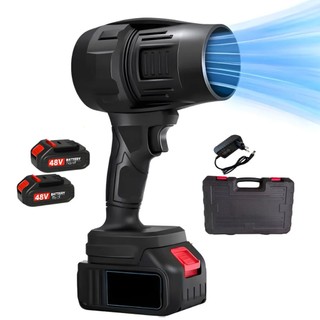 Soprador Turbo Fan 130.000 RPM Bateria Recarregavel Potente Maleta Limpeza Casa Jardim Folha Detrito Sujeira Eletronicos
