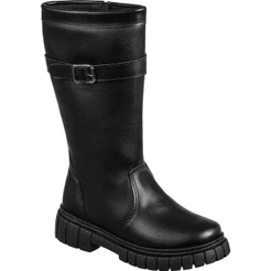 Bota Montaria GiGiL Teen Infantil Coturno Feminino Meninas Cano Alto Confortável Moda Blogueira