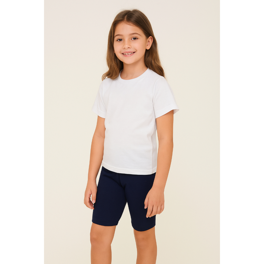 Shorts bermuda infantil e juvenil escolar de suplex para uniforme do 4 ao 16 em Oferta na Shopee