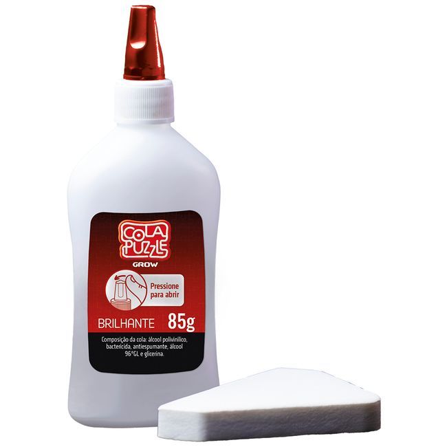 Cola de Quebra-Cabeça Brilhante - Grow 1989