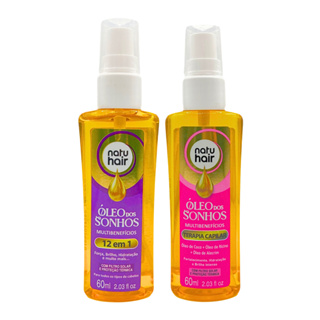 Kit Óleo dos sonhos 12 em 1 + Óleo dos sonhos Terapia Capilar Natuhair 60ml em Oferta na Shopee