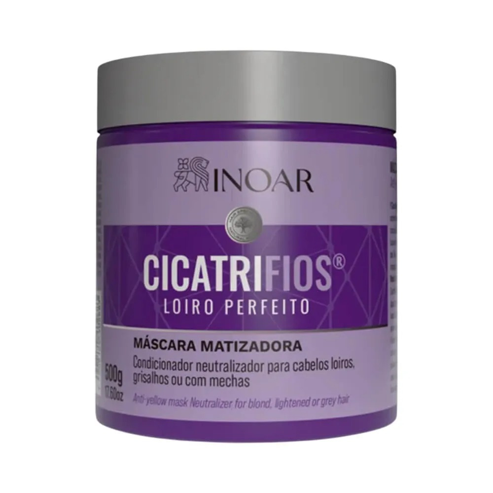 Inoar Cicatrifios Loiro Perfeito Máscara Matizadora 500g