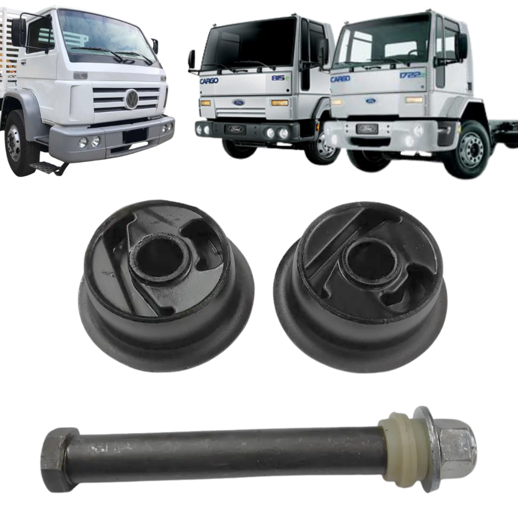 Kit Coxim Traseiro Cabine Caminhão Ford Cargo Todos Volkswagen Worker R628
