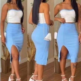 Conjunto Midi Tomara Que Caia Bicolor em Oferta na Shopee