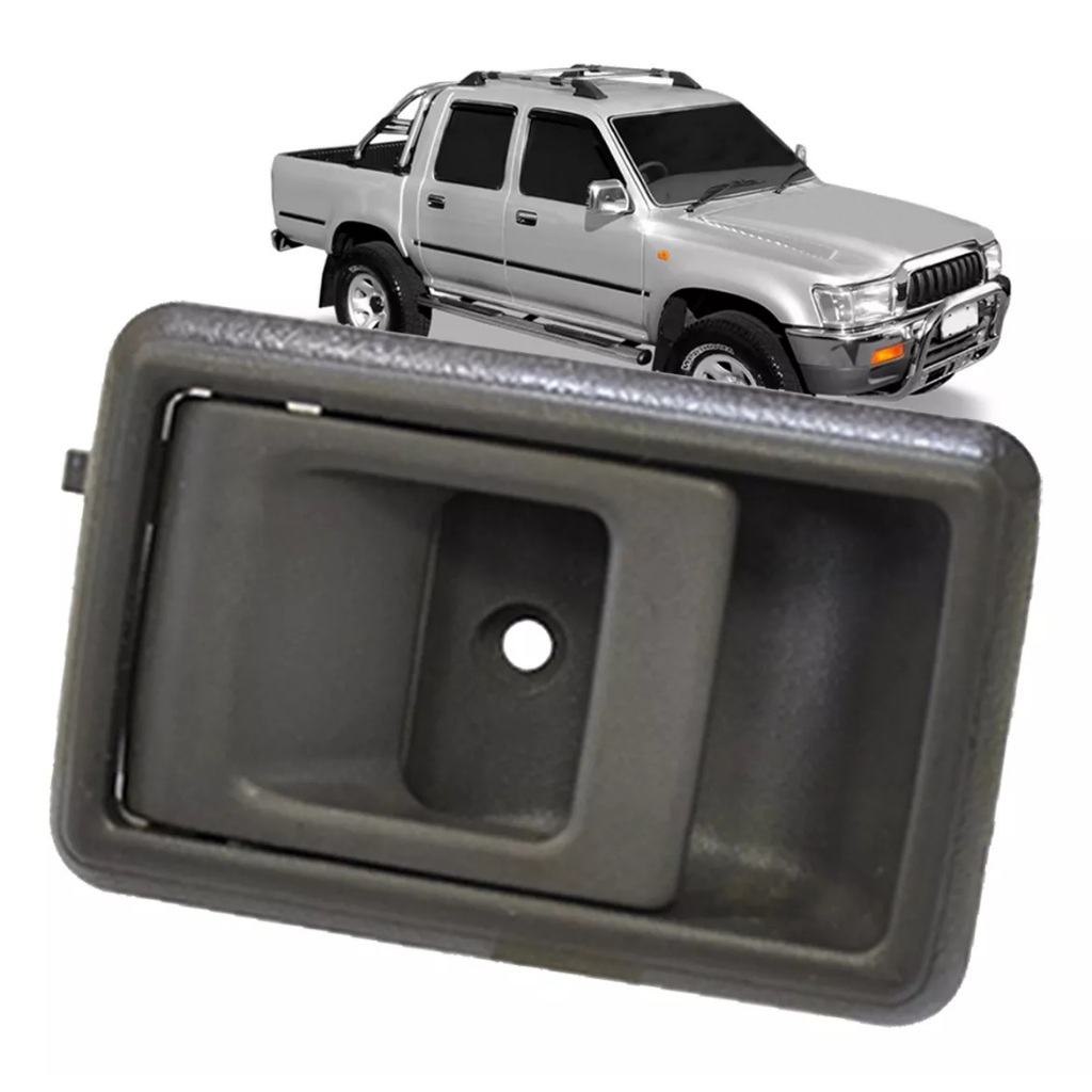 Maçaneta Interna Cinza Porta Direita Hilux 1992 A 2005