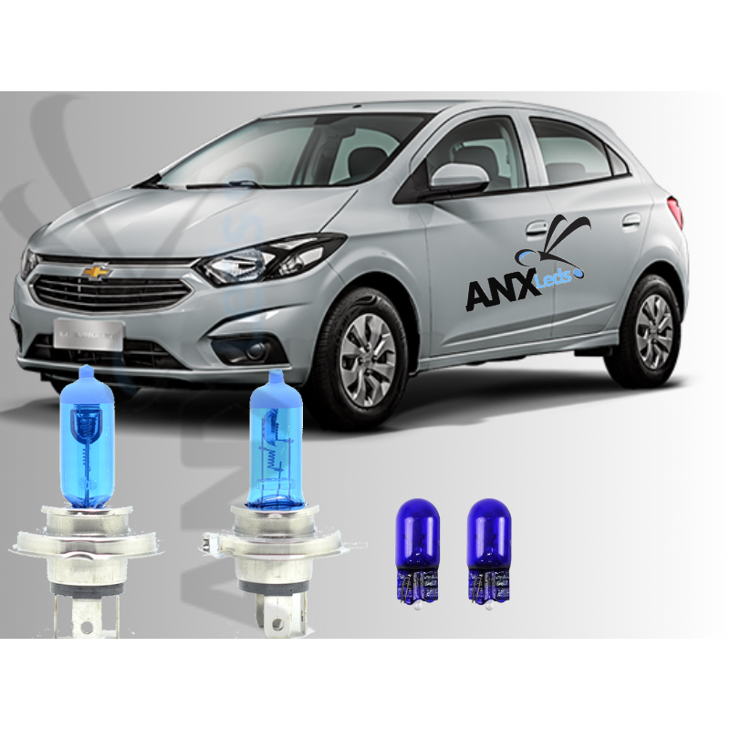 Kit Lampada Lampadas Super Brancas H4 + Pingo Vidro - Onix Techone em Oferta na Shopee