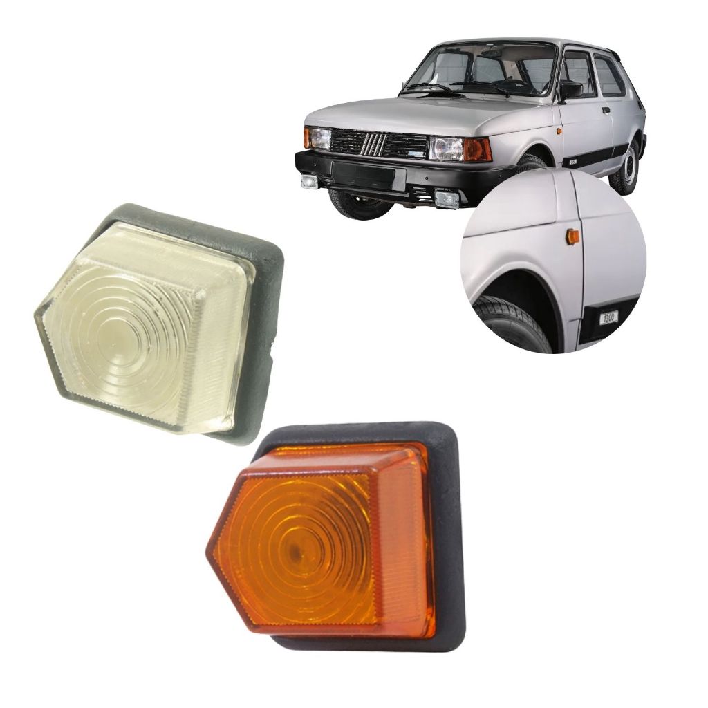 Lanterna lateral Fiat Spazio 1976 a 1987 – Ambar ou Cristal