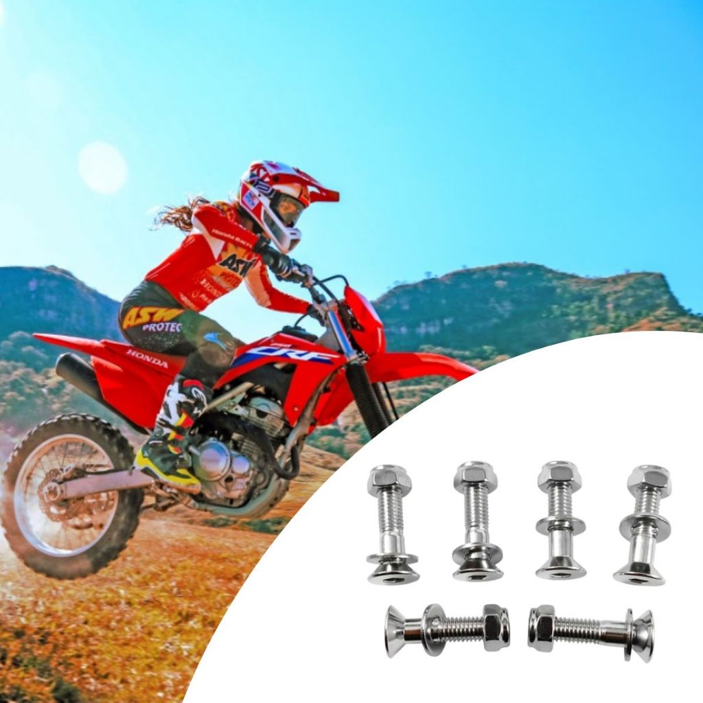Kit parafusos da coroa 6 parafusos kx kxf 125 250 450 yz yzf wr wrf 125 250 450 rm rmz