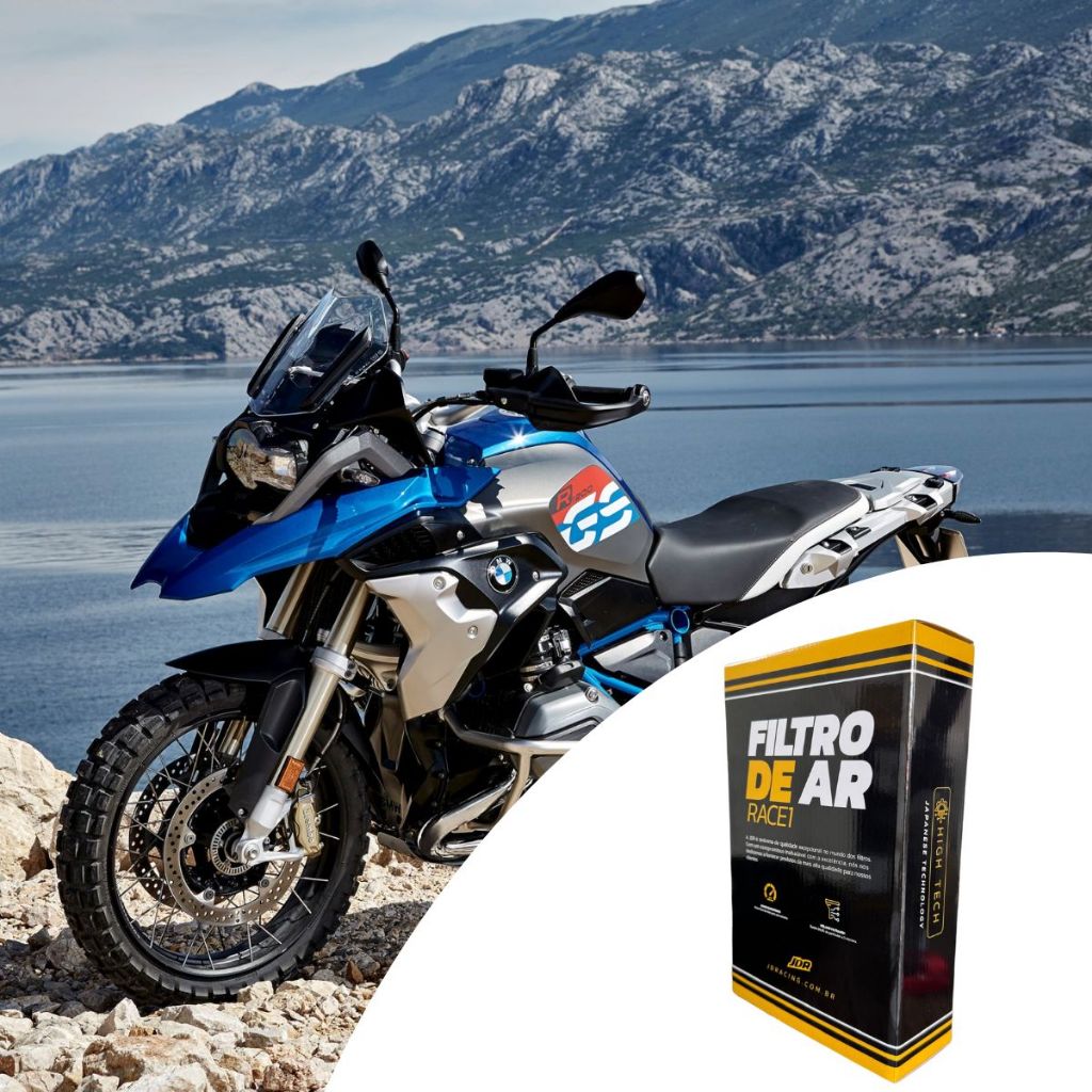 Filtro de ar premium para bmw r 1200 gs r 1250 gs r 1250 rt r rs.