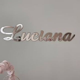 Palavra e nomes 20 cm 30cm 40cm 50cm de Largura/Comprimento em acrílico espelhado 2mm em Oferta na Shopee