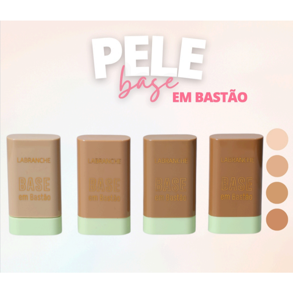 Base Contorno Em Bastão Labranche Textura Cremosa, Fácil Aplicação Acabamento Natural Todos os Tons de Pele LA7145/7254 em Oferta na Shopee
