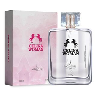 Perfume Arabe Celina Woman 100ml Parfum 30% Essência Moments Paris - Delina em Oferta na Shopee