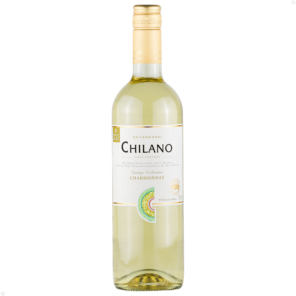 Vinho Chileno Chilano Chardonnay Branco 750 ml em Oferta na Shopee