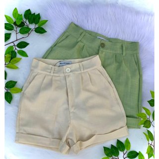short linho forrado feminino short social linho barra italiana forrado do PP ao G2 em Oferta na Shopee