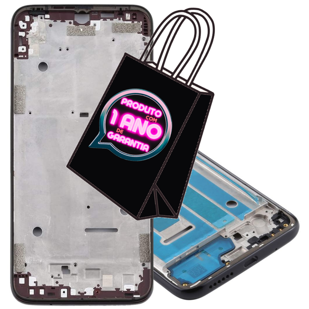 Chassis Compatível Com Moto G8 Play Xt2015 Aro Lateral Carcaça Meio + Envio Hoje!