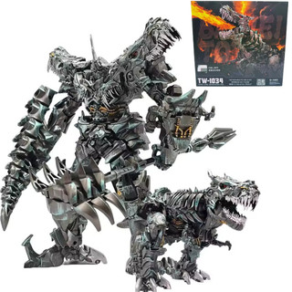 Grimlock Transformers Vira robô Tiranossauro versão 24cm