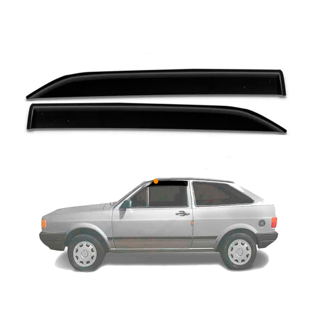 Calha Chuva Volkswagen Gol Quadrado 1987 1988 a 1995 1996 em Oferta na Shopee