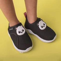 Tênis Infantil Menina Guty Calce Fácil Panda Lançamento