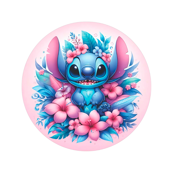 Painel Lilo & Stitch 50cm com elástico em Oferta na Shopee