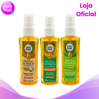 Kit Terapia Capilar dos sonhos Coco + Rícino + Alecrim Natuhair 60ml em Oferta na Shopee