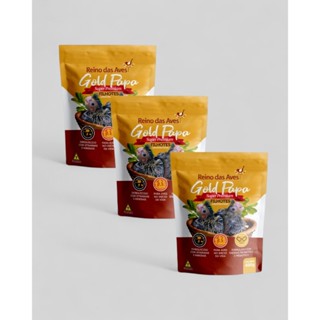 KIT 3 GOLD PAPA (REFIL) 400G em Oferta na Shopee