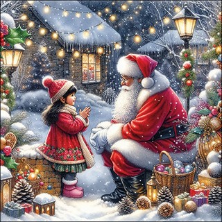 Guardanapo de NATAL para Decoupage COD197 – KIT COM 2 UNIDADES IGUAIS - Guardanapo para Artesanato em geral