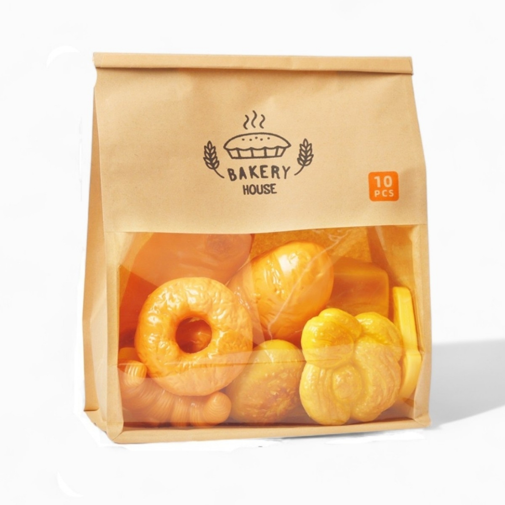 Brinquedo Educativo Pães Realista De Mentirinha Infantil ESTOQUE NACIONAL