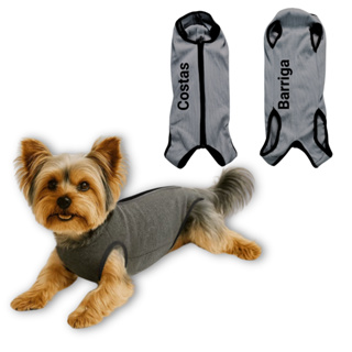 Macacão Cirúrgico Pet - Macho E Femea - Tam. 00 Ao 10 em Oferta na Shopee