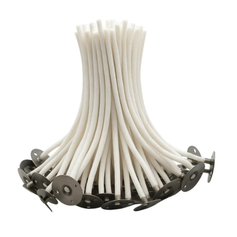 Pavios parafinados para velas 10cm B2035 2,5mm com ilhós decorativas lembrancinhas algodão branco em Oferta na Shopee