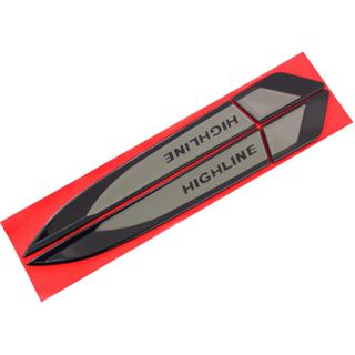 Par Emblemas Laterais Highline Volkswagen Novo Polo Virtus Black/Grafite em Oferta na Shopee