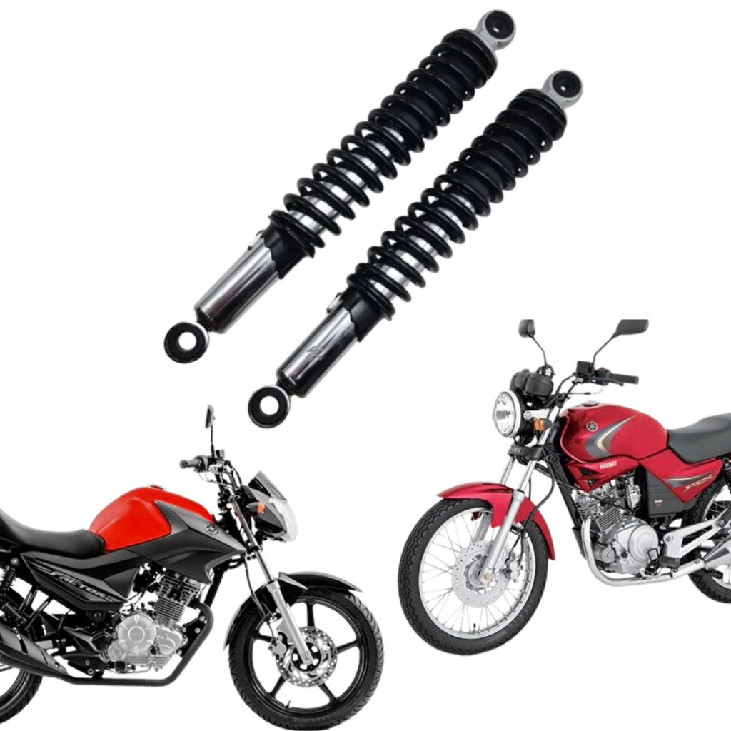 Par Amortecedor Traseiro Ybr 125 Factor Rdz 2000 2001 2002 2003 2004 2005 2006 2007 2008 2009 a 2016