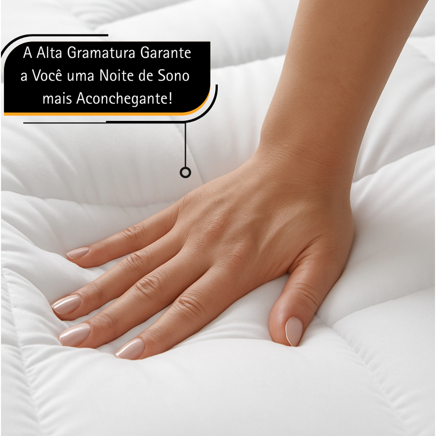 Pillow Top Micropercal 400 Fios Conforto Extra Toque Macio · foto 2