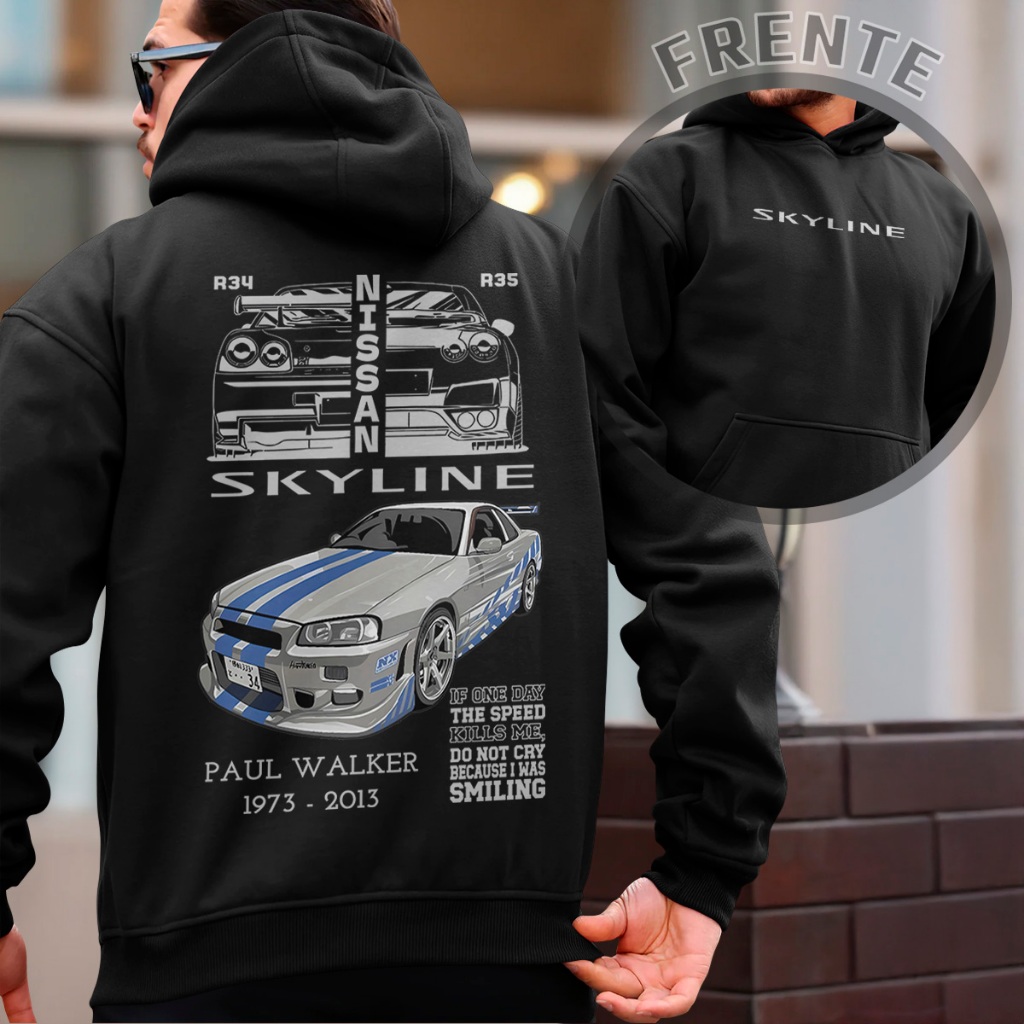 Blusa Moletom Skyline Plus size Modelo Unissex Inverno Oversize Winter em Oferta na Shopee