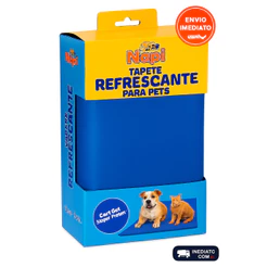 Tapete Gelado Pets Calor Refrescante Impermeável Resistente