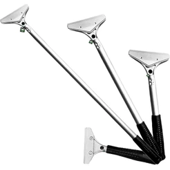 Raspador Multiuso de Metal C/ Cabo Alongado Vidro Insulfilm Cola Tinta Poker Tool