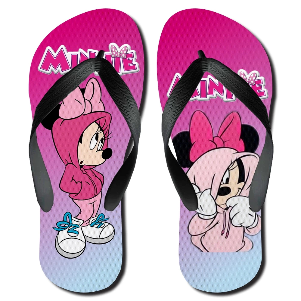 Chinelo Minnie Adulto e Infantil Personalizada Estampada Feminina