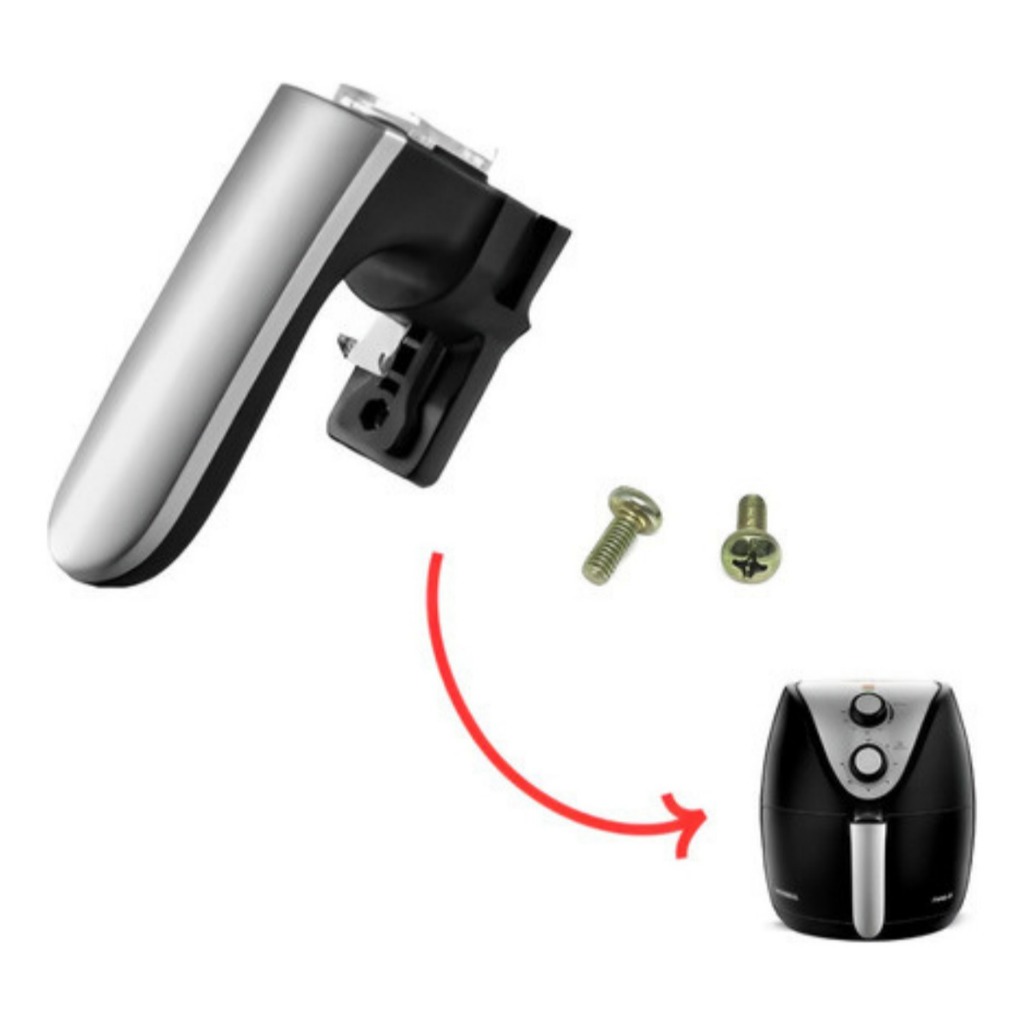 Puxador Cabo Para Air Fryer Mondial Af-33 Af-34 C/parafusos Original