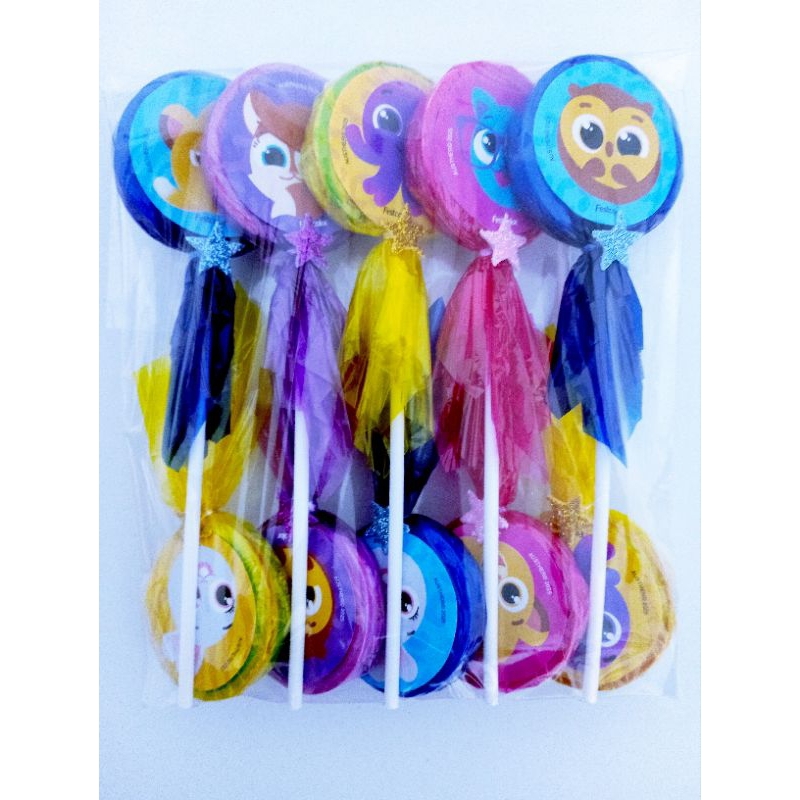 Pirulitos personalizados Bolofofos com 10 unidades Lembrancinhas Festas