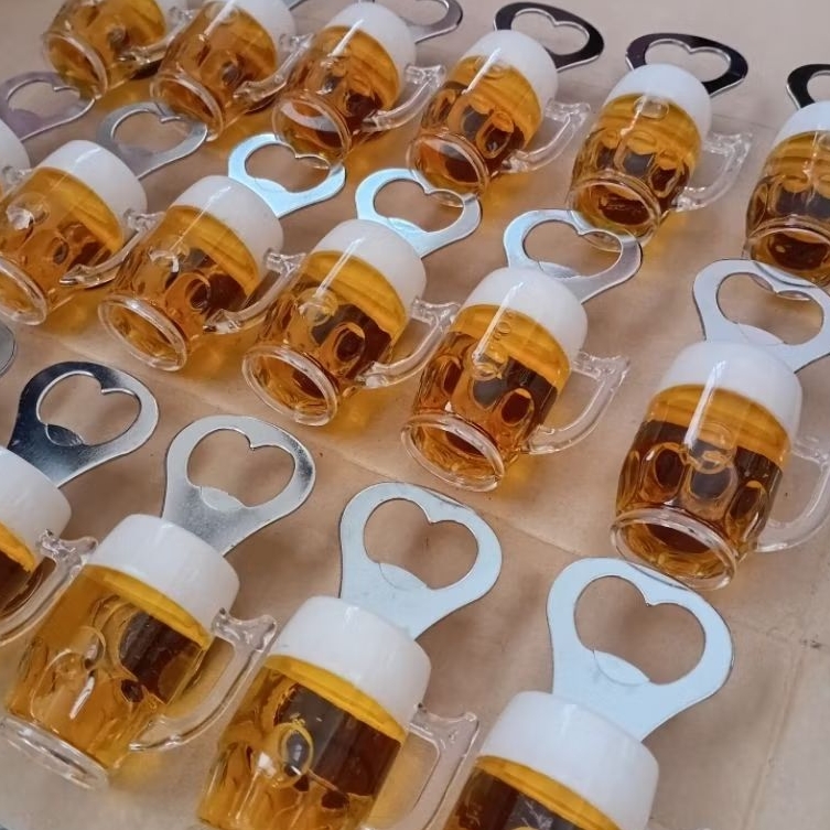 18 abridores de garrafas formato de chopp